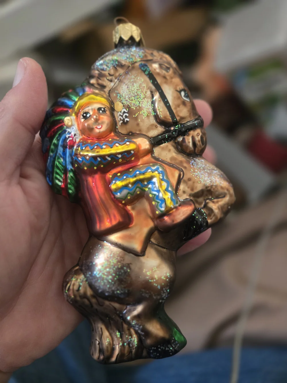 Christopher Radko handheld glass